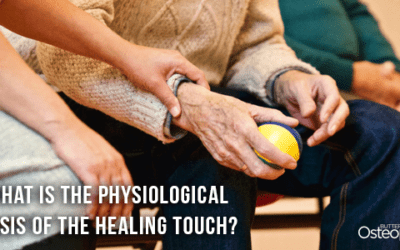 What is the physiological basis of the healing touch?